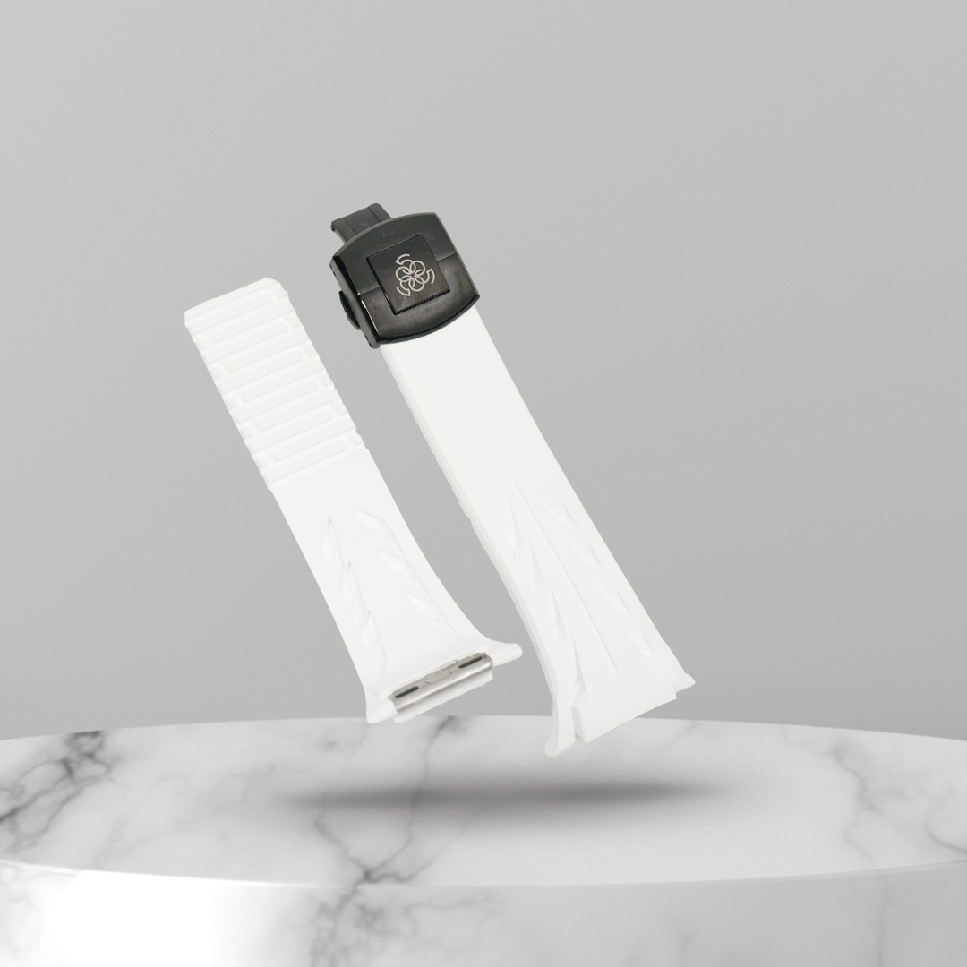 Apple watch strap - FKM Rubber - White
