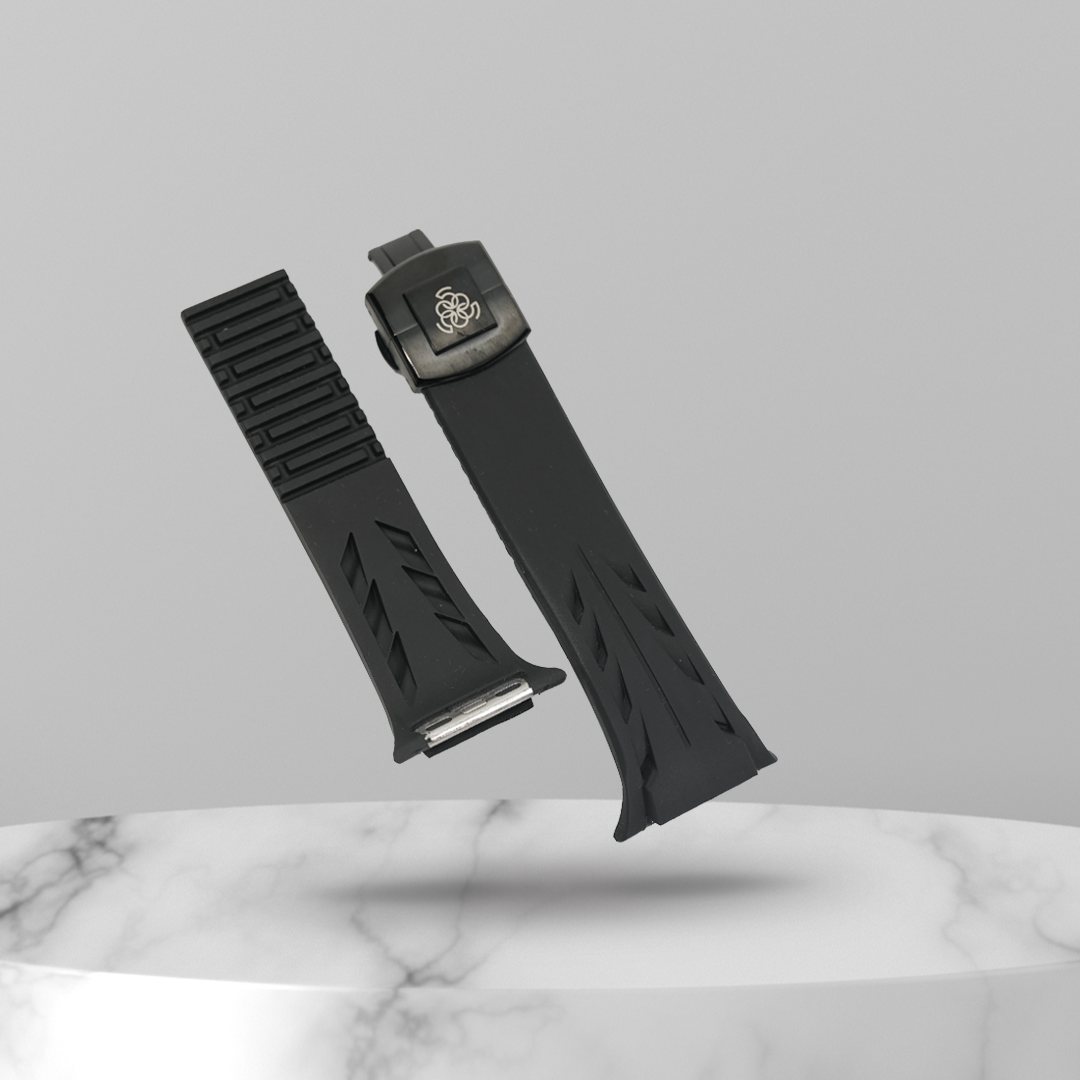 Apple watch strap - FKM Rubber - Black