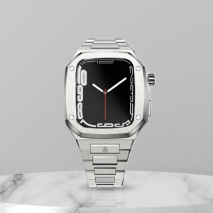 Apple Watch case- Silver -stainless steel